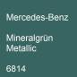 Preview: Mercedes-Benz, Mineralgrün Metallic, 6814.